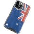 Australia Flag Distressed iPhone 14 Pro Clear Case